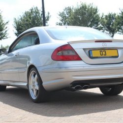 OEM CLK63 AMG Quad Exhaust