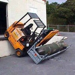 forklift bomb