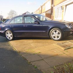 After full clay, polish, wax etc... EX-Mercedes E280 CDI 2006 Avantgarde Facelift - Blue with Grey Leather and Full Spec - Approx. 50,000 miles.