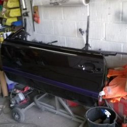 N/S door painted