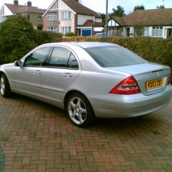 my first ever new car, C220 CDI