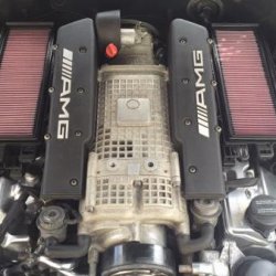 E55 Engine W211 M113k with K&N panel filters