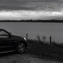 W166 M157 ML63 AMG in the Staffordshire countryside