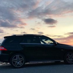 W166 ML63 AMG PP at sunset