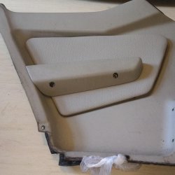 C124 Passenger (RHD) Rear Panel - cream leather