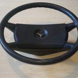 W123 steering wheel (Not C124 wheel but will fit)