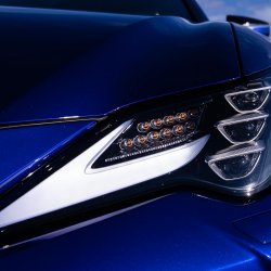 Triple LED headlamps