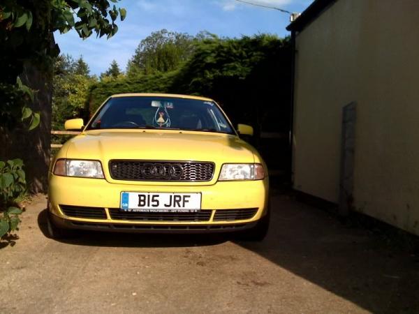 1998 Audi A4 1.8t Sport - Lowered, black grills and badges.