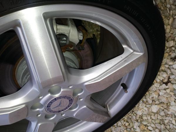 AMG 19" 5 spoke, 8.5J front, 9.5j rear