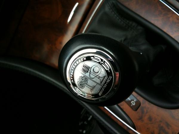 AMG Plackette fitted to shifter