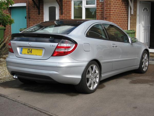 AMG rear bumper mod - 3/4 view