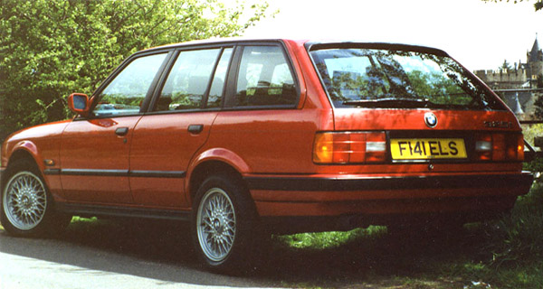 BMW 325i Touring - lovely car but hideously unreliable.