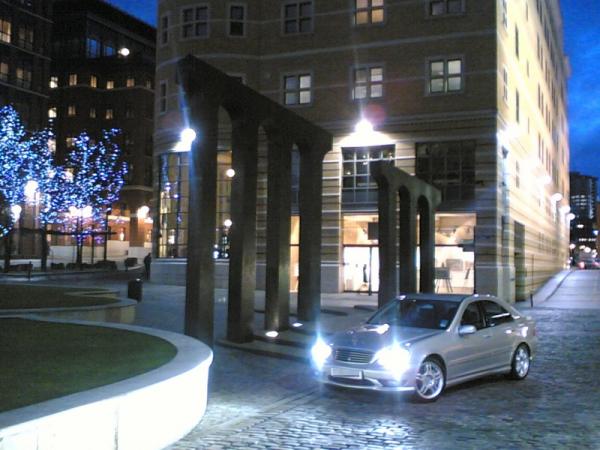 C32 AMG at Brindley Place, Birmingham