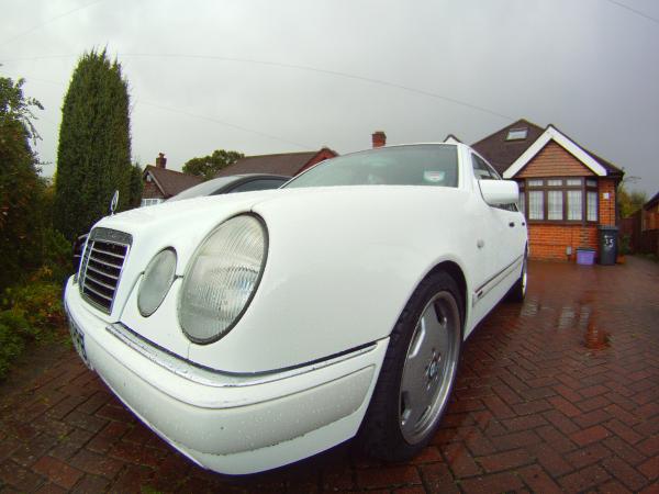 Camera with fish eye lens.Suspension kit fitted