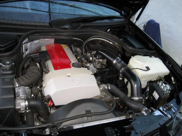 clk230k engine bay