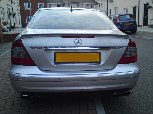 E63 spoiler, Facelift rear conversion