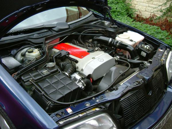 Engine bay.