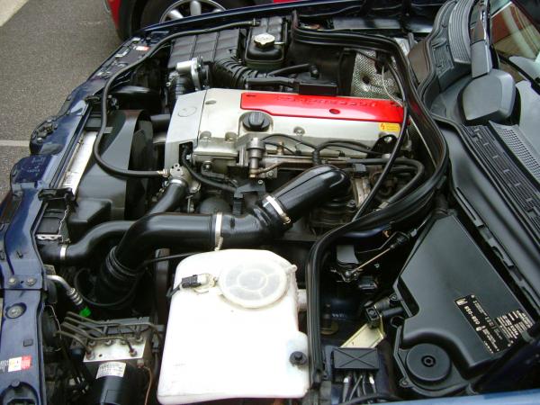 Engine bay.