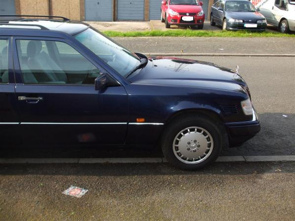 Front of car just after a polish