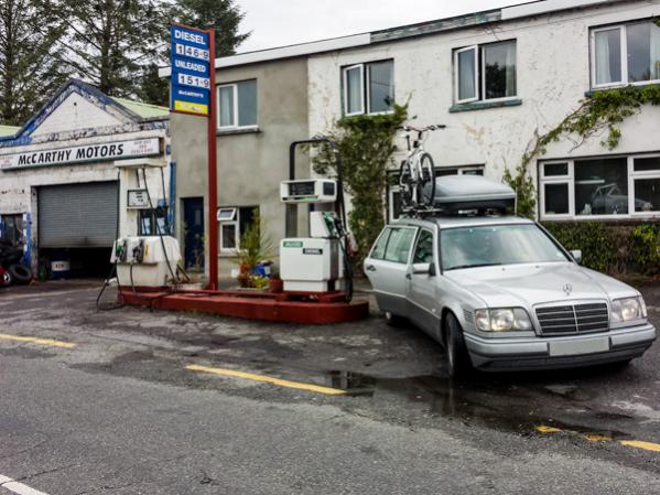 Getting diesel in Kerry, Ireland