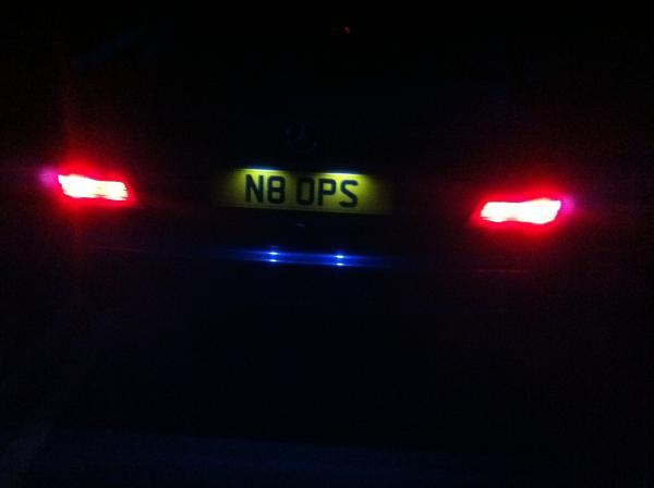 LED Numberplate lights