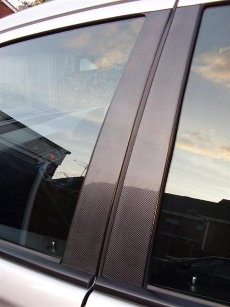 MB 'Sport' carbon fibre door trims - to replace the faded black 'Classic' trims