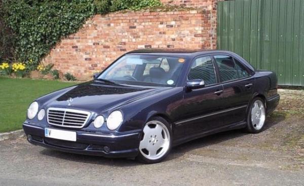 My 2000 E55 in Azurite Blue & Anthracite Leather