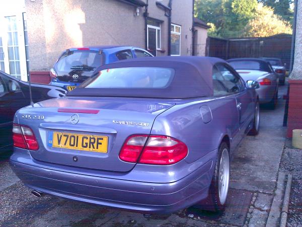 my clk w208 out for under the cover