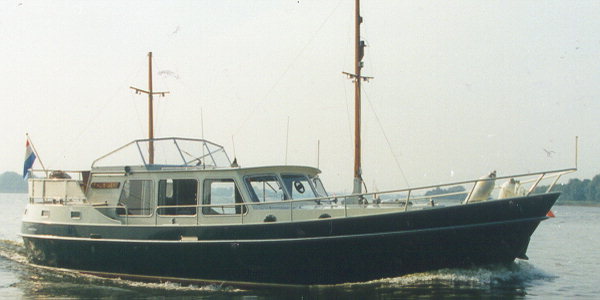 My Kempala Kotter, a very well built boat, 22 tonnes of old style. Built for the owner of the yard as a prototype, he gave the keys to the business to