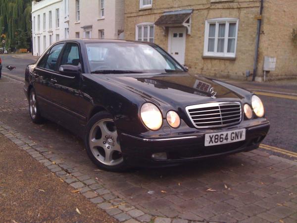 My W210 E320 CDi just by my house.