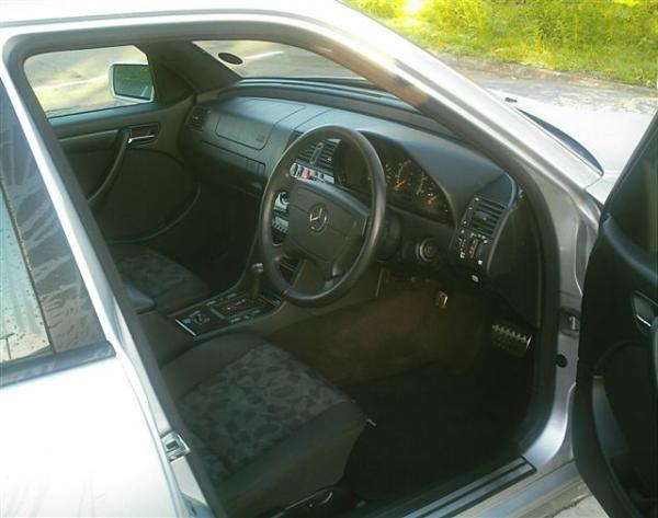 Original interior - now replaced with leather.