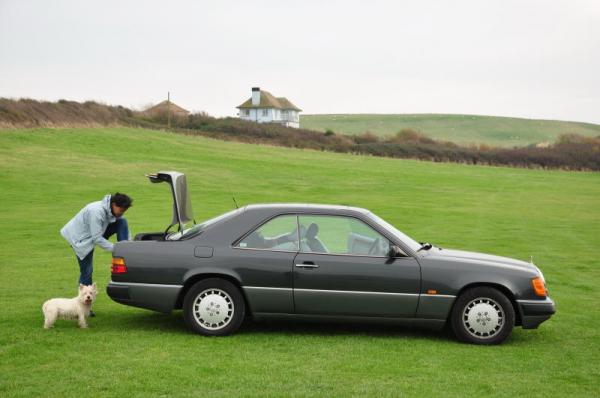 The car park at Kimmeridge Bay, Dorset