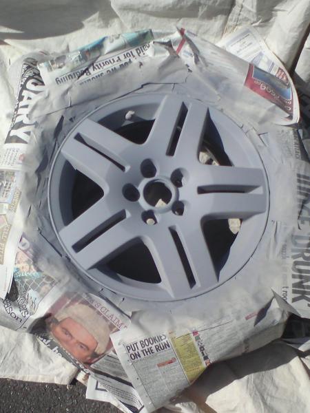 VW alloy wheel refurb primer